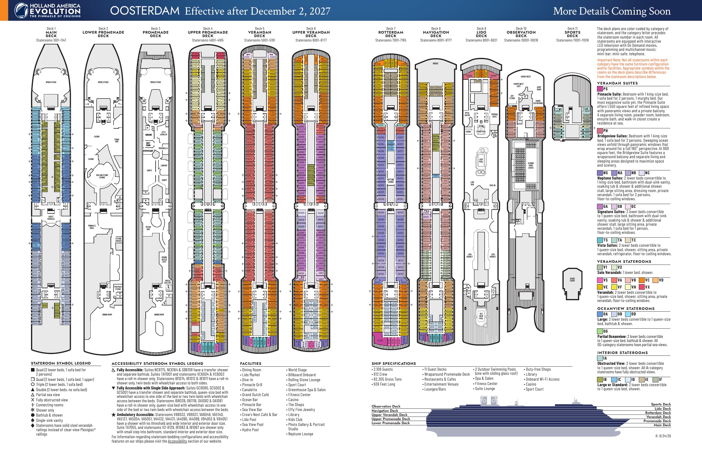 Oosterdam, after 120227 deck plan